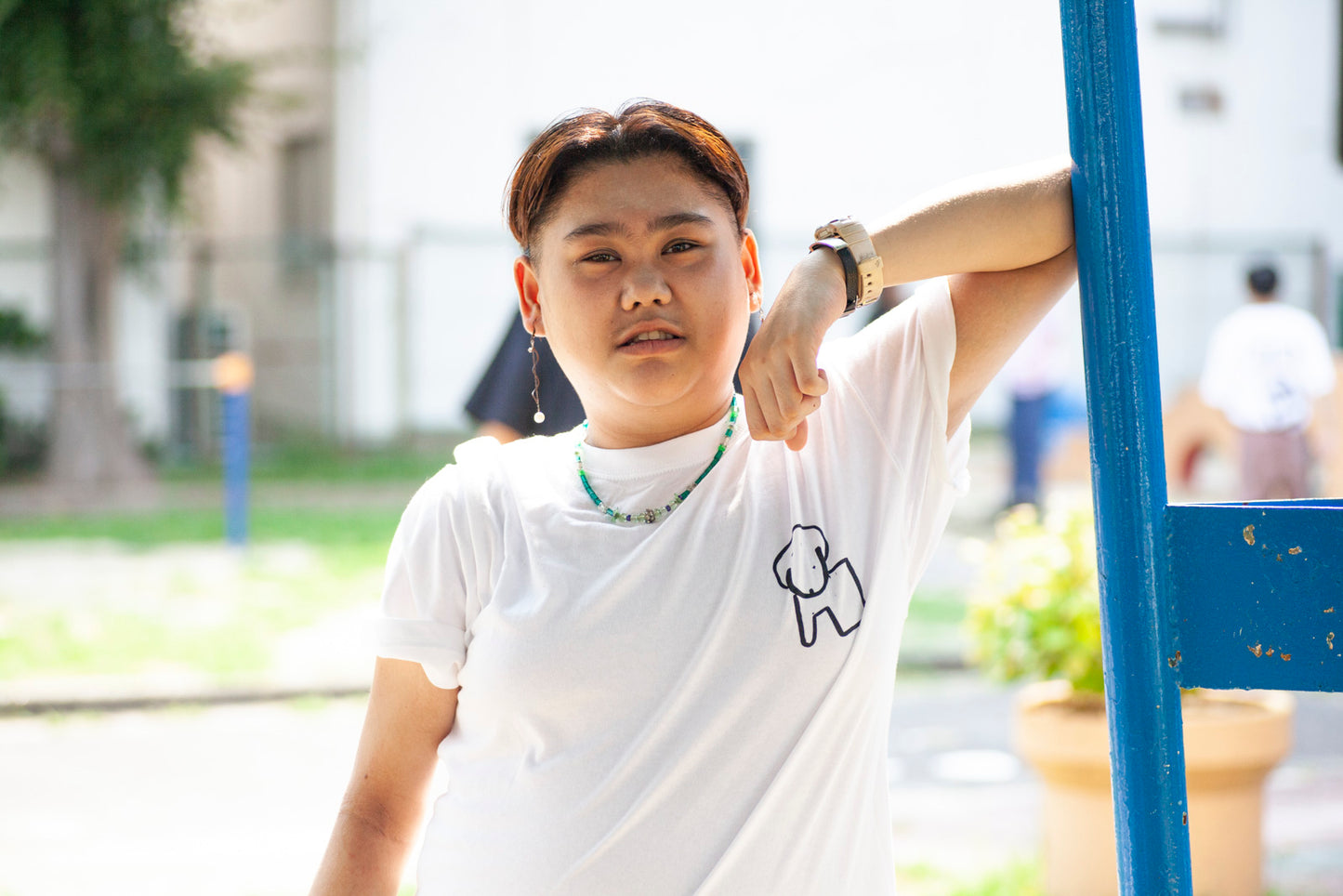 SFRN T-Shirt 犬 white