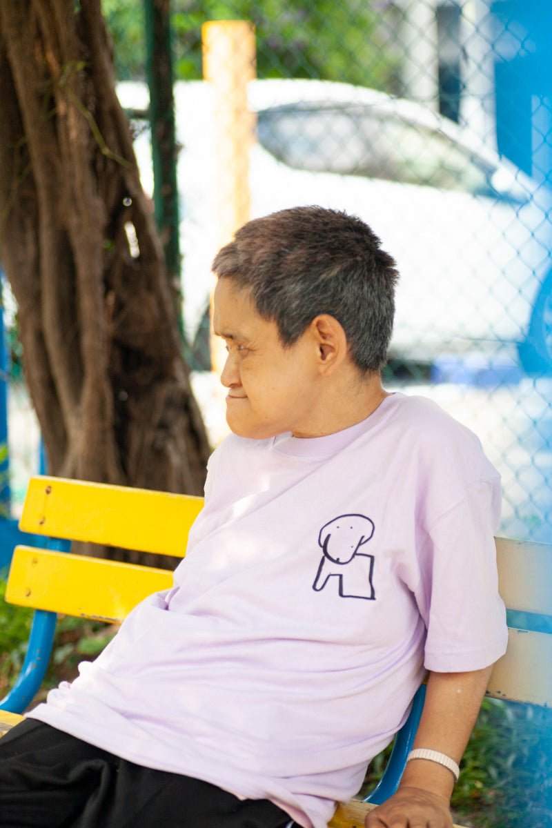 SFRN T-Shirt 犬 purple