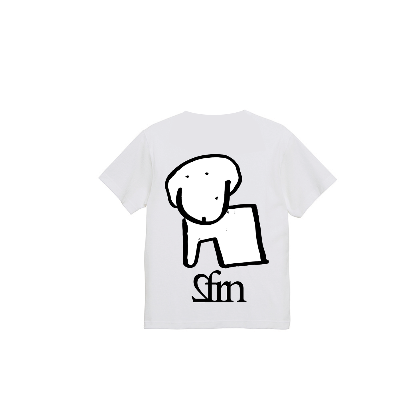 SFRN T-Shirt 犬 white